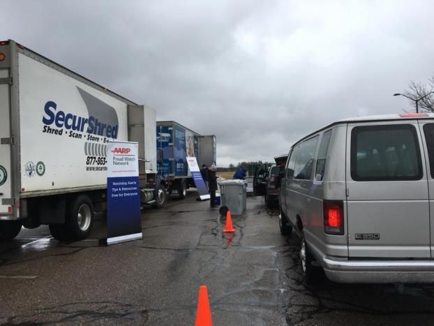 A recent commercial paper shredding job in the South Burlington, VT area